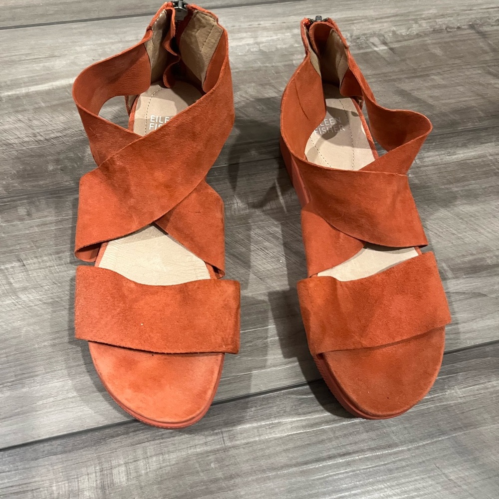 Eileen Fisher Terracotta Sandals